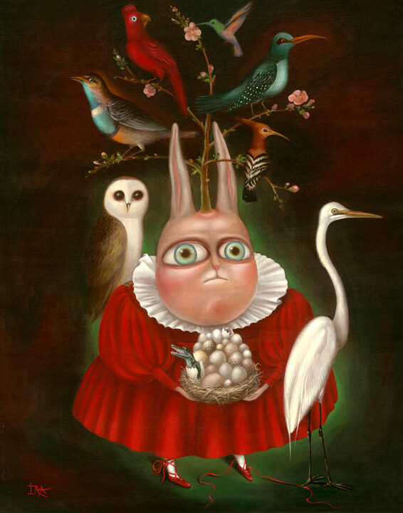 Malerei mit dem Titel "Seasons - Spring. O…" von Irena Aizen, Original-Kunstwerk, Acryl