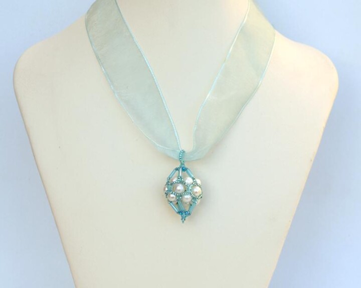 Design titled "Beaded bead pendant" by Irena Zelickman, Original Artwork, Jewelry