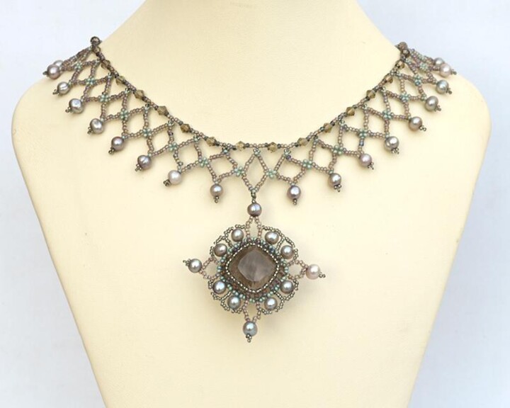 Diseño titulada "Silver star necklace" por Irena Zelickman, Obra de arte original, Joyas
