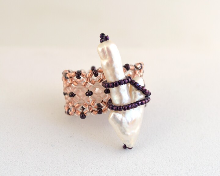 Design titled "Baroque pearl ring" by Irena Zelickman, Original Artwork, Jewelry
