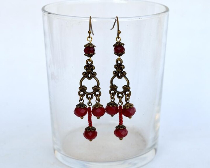 Design titled "Chandelier earrings…" by Irena Zelickman, Original Artwork, Jewelry
