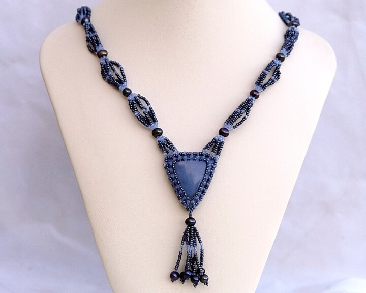 Design titled "Angelite necklace w…" by Irena Zelickman, Original Artwork, Jewelry