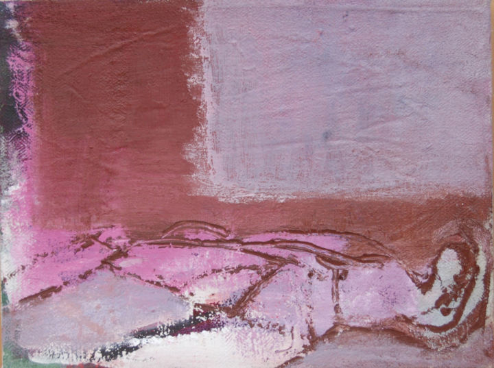 Malerei mit dem Titel "Sonnenbad Ultraviol…" von Irene Maria Amerbacher, Original-Kunstwerk, Acryl