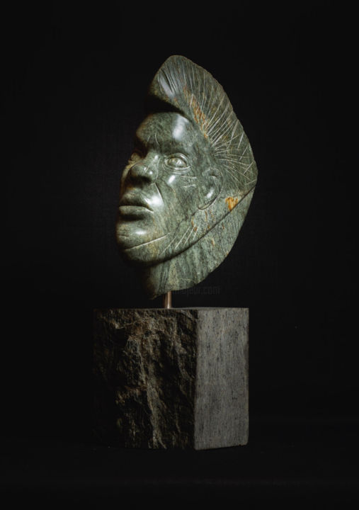 Sculpture titled "Der Krieger" by Grazyna Federico, Original Artwork