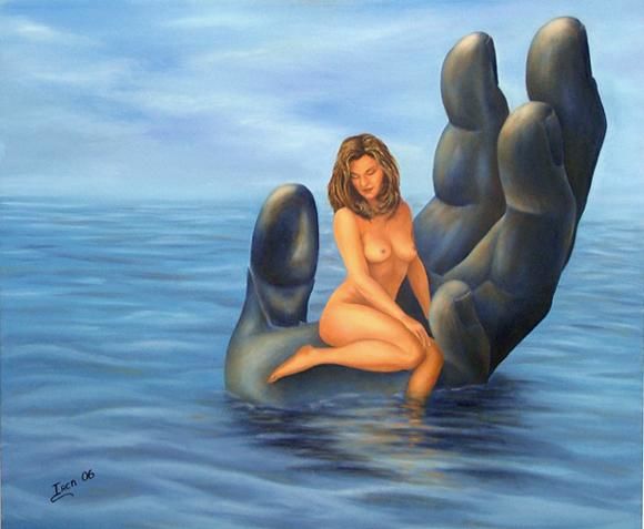 Картина под названием "Venus" - Iren Gefen, Подлинное произведение искусства,