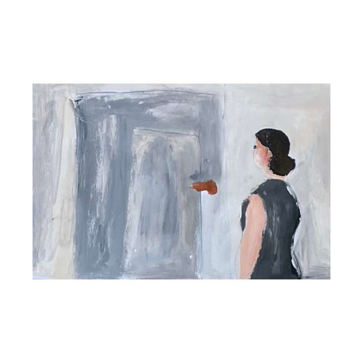Pittura intitolato "Door Paintings" da Irfan Ajvazi, Opera d'arte originale, Acrilico