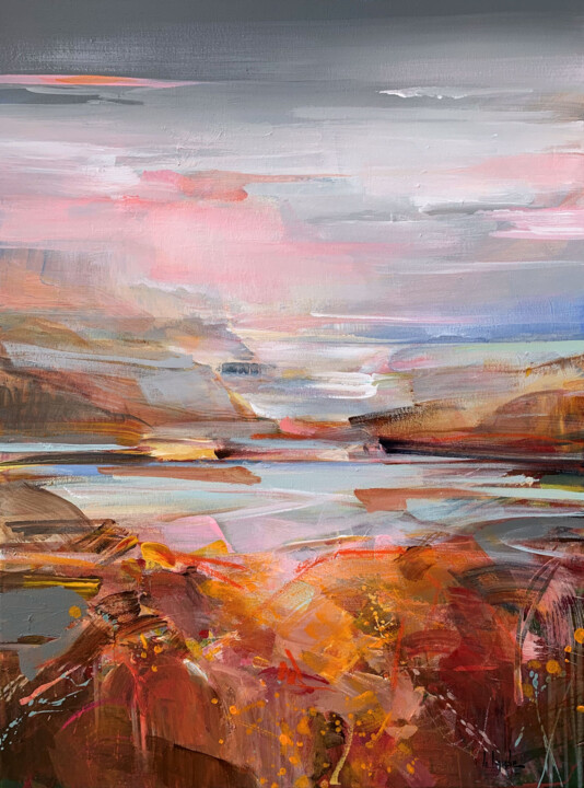 "Lovely evening" başlıklı Tablo Irina Laube tarafından, Orijinal sanat, Akrilik