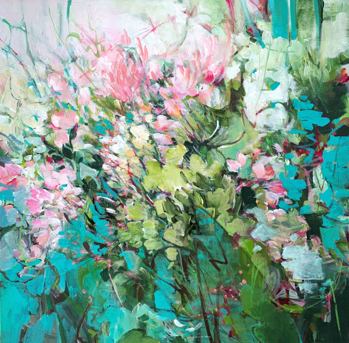 Malarstwo zatytułowany „The spring is coming” autorstwa Irina Laube, Oryginalna praca, Akryl