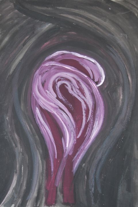 Malerei mit dem Titel "Embrace" von Irina Ruocco, Original-Kunstwerk, Acryl