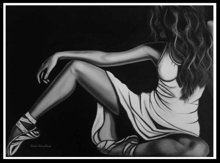Картина под названием "Angels Dance" - Irina Shchukina, Подлинное произведение искусства, Масло