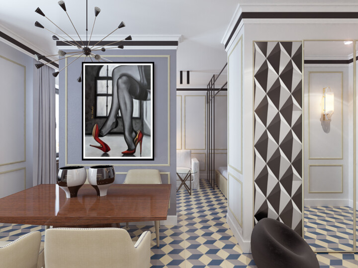 Проект: Дизайн-проект коттеджа в Ивановской области, г.Кинешма, автор ДИЗАЙН-СТУ