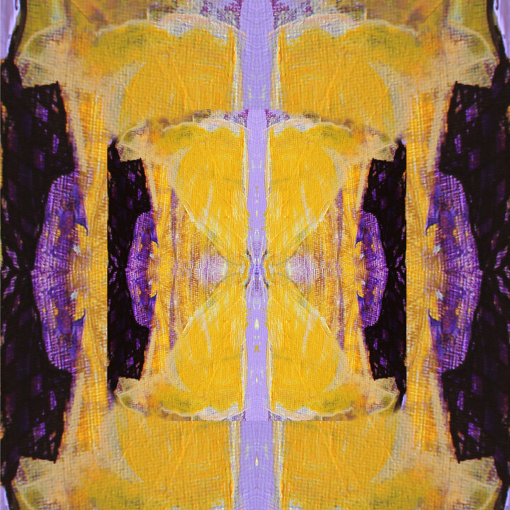 Grafika cyfrowa / sztuka generowana cyfrowo zatytułowany „Violets” autorstwa Irina Tsypilova, Oryginalna praca, Manipulowana…