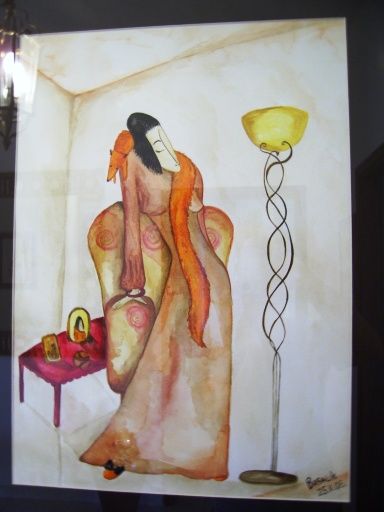 Peinture intitulée "Fox" par Irina Basalik El Houri, Œuvre d'art originale