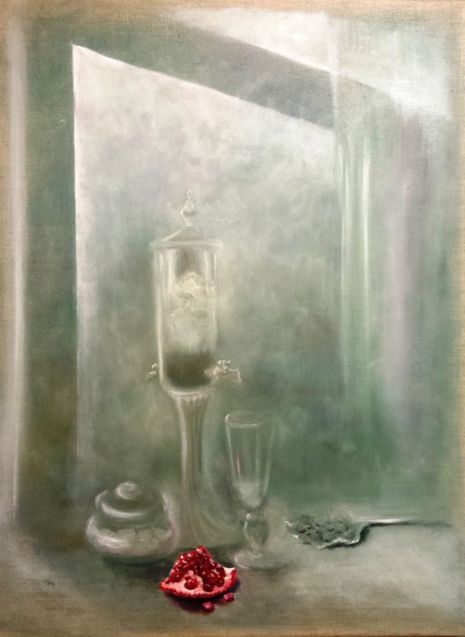 Картина под названием "Отсутствие (Absence)" - Irinele, Подлинное произведение искусства, Масло