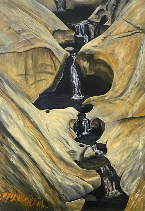 Картина под названием "Perception of Truth" - Irina Ges, Подлинное произведение искусства, Темпера