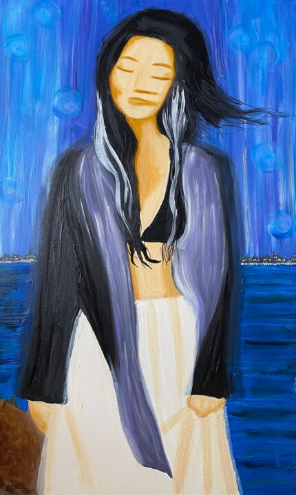 Peinture intitulée "DILAR" par Iris, Œuvre d'art originale, Huile