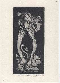Incisioni, stampe intitolato "i cigni" da Iris Cavallone, Opera d'arte originale