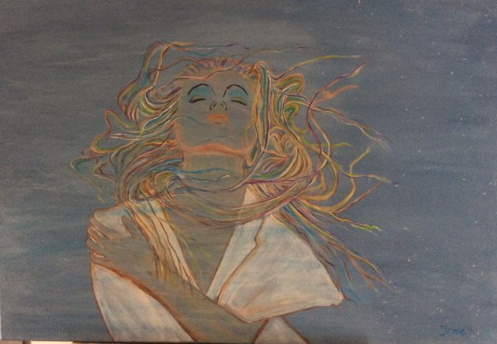 Painting titled "275" by Irma Doeve, Original Art, Acrylic