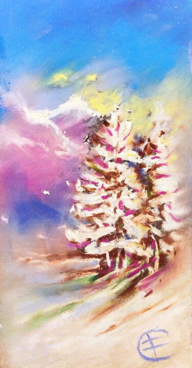 Painting titled "CHRISTMAS TIME" by Fabrizio Cancelliere, Original Artwork, Pastel