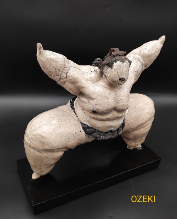 Sculptuur getiteld "0zeki" door Laurence Schlimm Boland, Origineel Kunstwerk, Keramiek