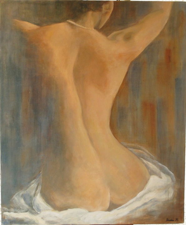 Painting titled "Etirement" by Irwine B., Original Artwork, Acrylic