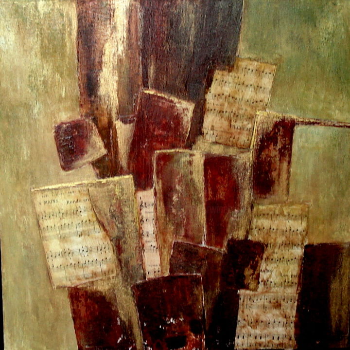 Painting titled "Musical" by Irwine B., Original Artwork, Acrylic