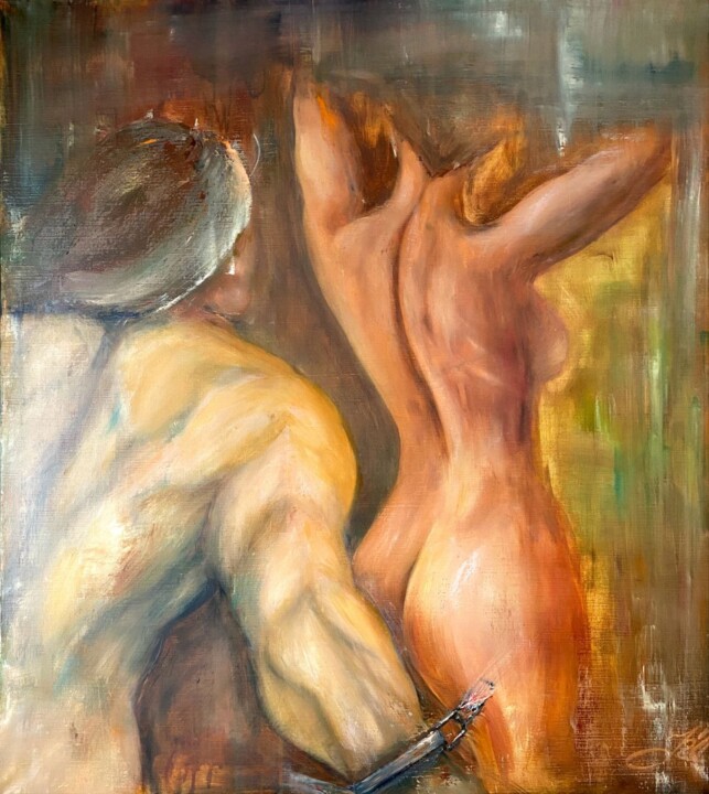 Malerei mit dem Titel "Paradise" von Iryna Macautsova, Original-Kunstwerk, Öl