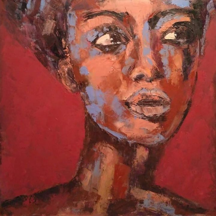 Картина под названием "Alma" - Irena, Подлинное произведение искусства, Масло