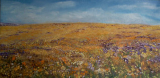 Painting titled "Alentejo na Primave…" by Isabel Alfarrobinha, Original Artwork