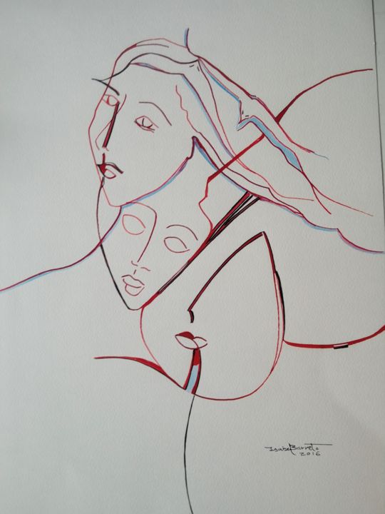 Pintura intitulada "phpoumyno.jpg" por Isabel Barreto, Obras de arte originais,