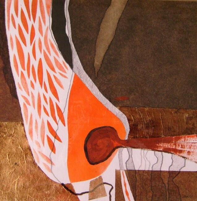 Pintura titulada "SIN TITULO 32" por Isabel Cosin, Obra de arte original, Oleo