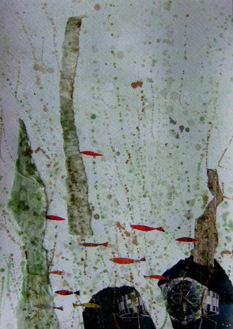 Pintura titulada "MARINA 6" por Isabel Cosin, Obra de arte original, Oleo