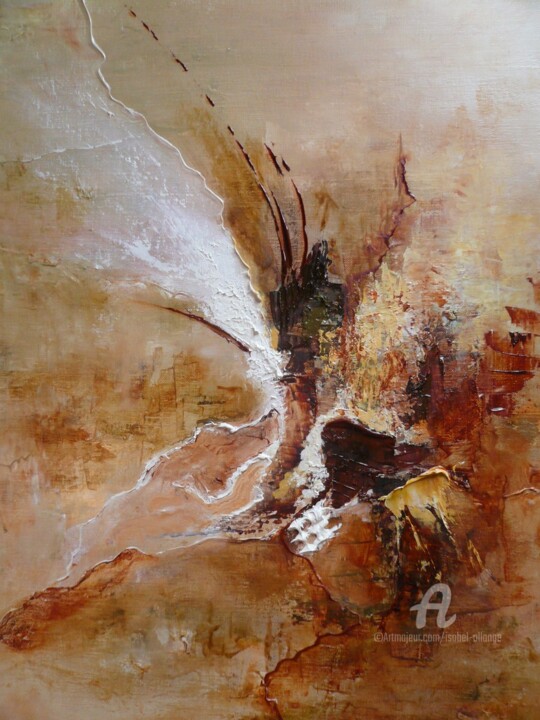 Pittura intitolato "Envolée n°179" da Isabel Ollange, Opera d'arte originale, Olio