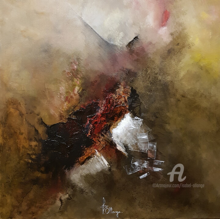 Peinture intitulée "Résurgence 2" par Isabel Ollange, Œuvre d'art originale, Huile