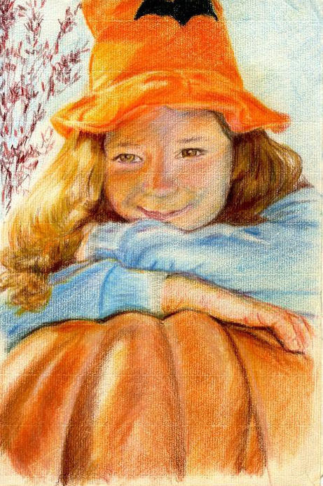 Dessin intitulée "Morgane" par Isabelle Rombi, Œuvre d'art originale, Crayon