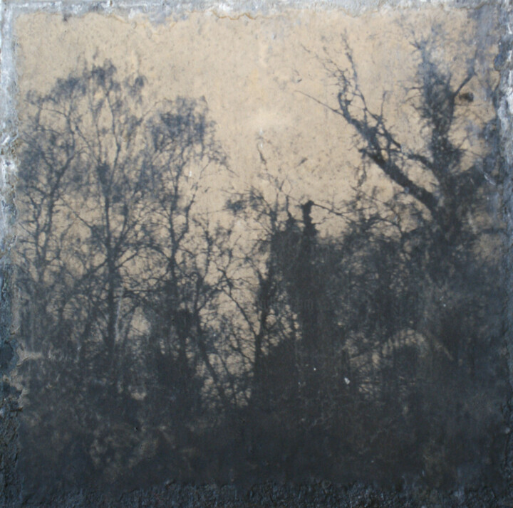 Collagen mit dem Titel "The Forest with no…" von Isabelle Amante, Original-Kunstwerk