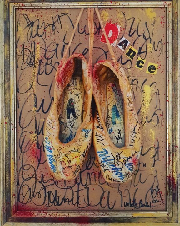 Κολάζ με τίτλο "JUST DANCE" από Isabelle Blondel, Αυθεντικά έργα τέχνης, Κολάζ