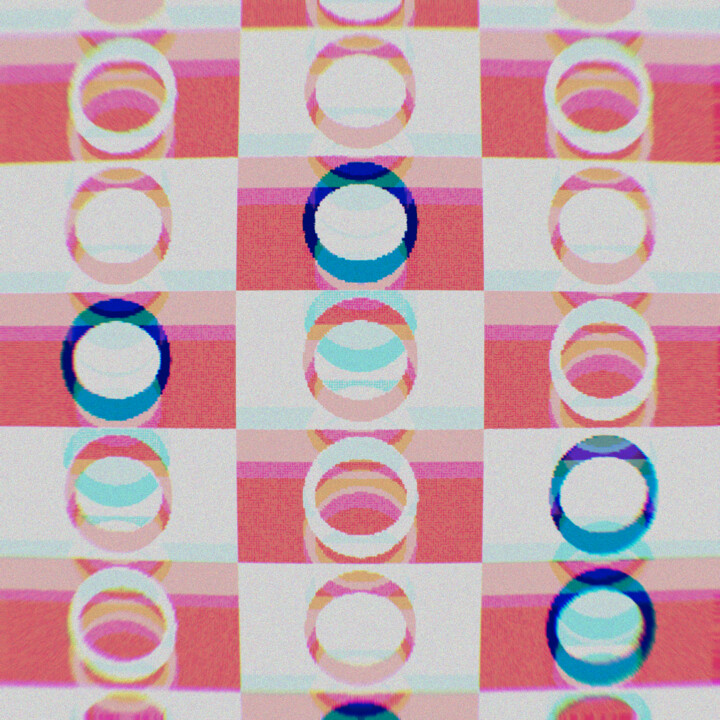 Digitale Kunst getiteld "Regards des cercles…" door Isabelle Cohen, Origineel Kunstwerk, 2D Digital Work