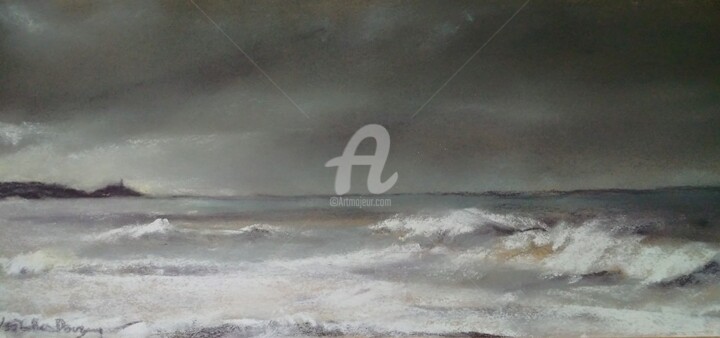 Malarstwo zatytułowany „Ambiance de mer” autorstwa Isabelle Douzamy, Oryginalna praca, Pastel