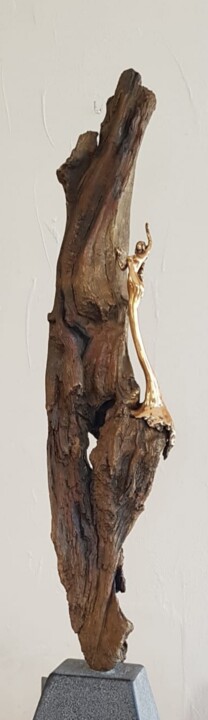 Escultura titulada "Allégresse" por Isabelle Frossard Corthay, Obra de arte original, Bronce