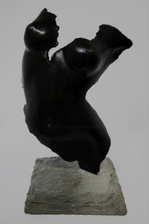 Sculpture titled "ELLE" by Isabelle Frossard Corthay, Original Artwork, Bronze