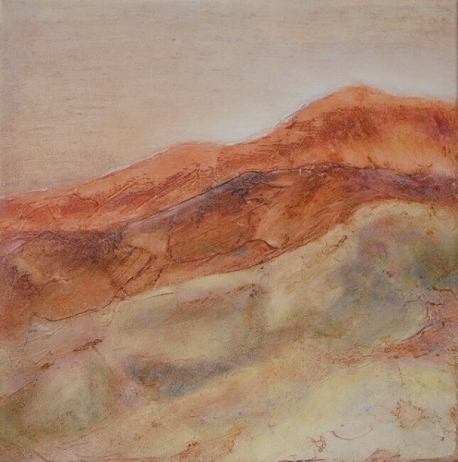 Peinture intitulée "La traversée, un ch…" par Isabelle Frossard Corthay, Œuvre d'art originale, Huile Monté sur Châssis en b…
