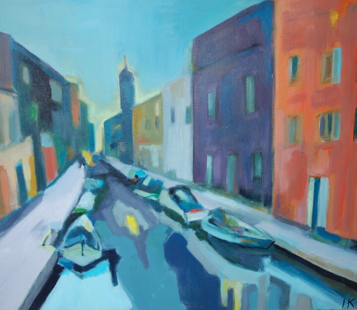 Peinture intitulée "Venise" par Isabelle Klipfel, Œuvre d'art originale
