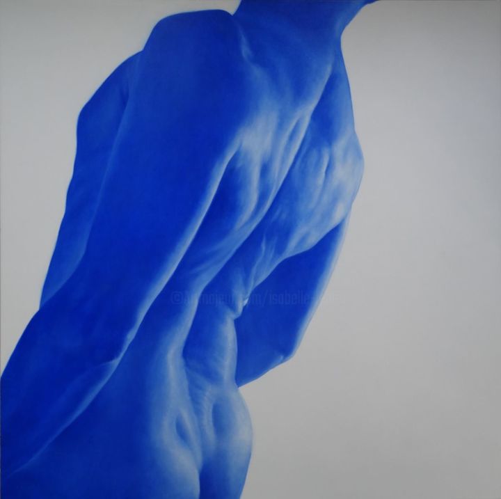 Картина под названием "Esquive" - Isabelle Lebret, Подлинное произведение искусства, Масло