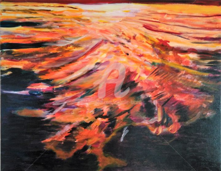 Pittura intitolato "Emergence" da Isabelle Lucas, Opera d'arte originale