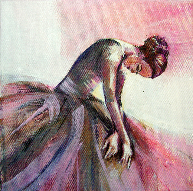 Peinture intitulée "danse 8" par Isabelle Seruch Capouillez, Œuvre d'art originale, Acrylique