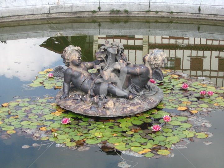 Fotografia intitolato "Fontaine d'Edmond R…" da Isabelle Blot, Opera d'arte originale, Fotografia digitale