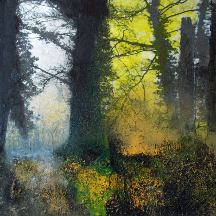 Peinture intitulée "Chasing Ghosts" par Isabelle Amante, Œuvre d'art originale, Autre