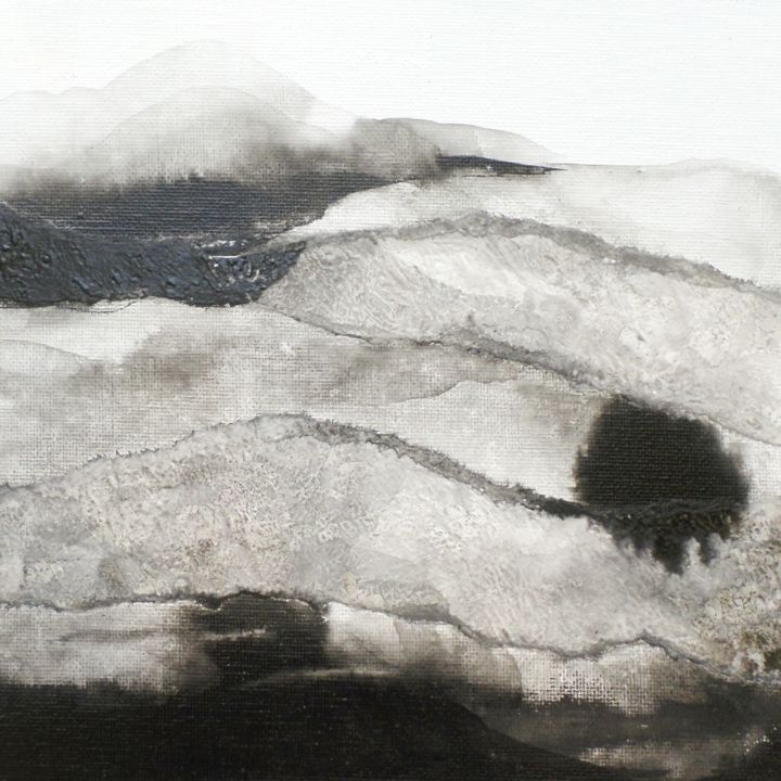 Peinture intitulée "Richter in the head…" par Isabelle Mignot, Œuvre d'art originale, Encre