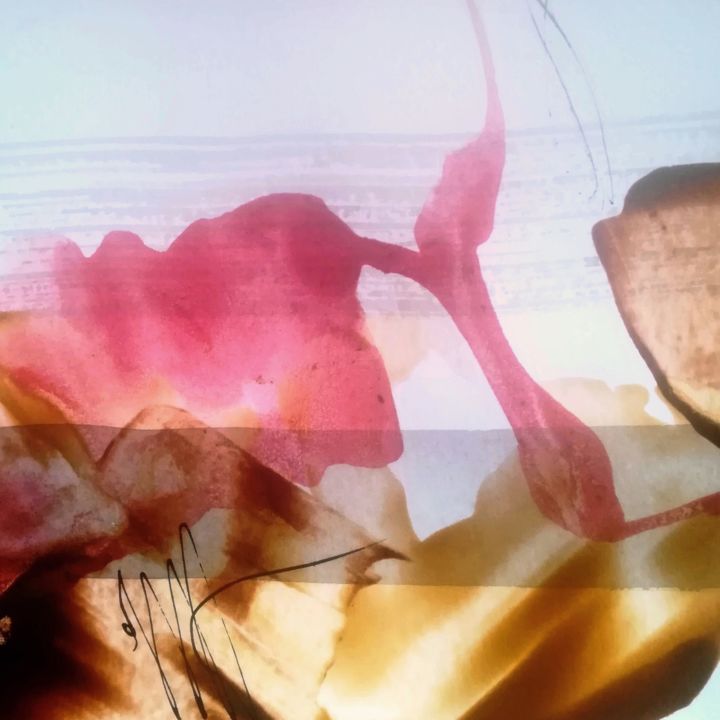 Картина под названием "A parfumer l'automn…" - Isabelle Mignot, Подлинное произведение искусства, Чернила